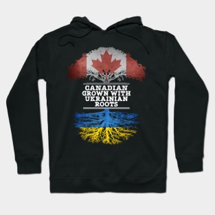 Canadian Grown With Ukrainian Roots - Gift for Ukrainian With Roots From Ukraine Hoodie